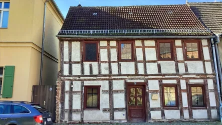 Ansicht - Haus kaufen in Treuenbrietzen - Fachwerkhaus in Treuenbrietzen