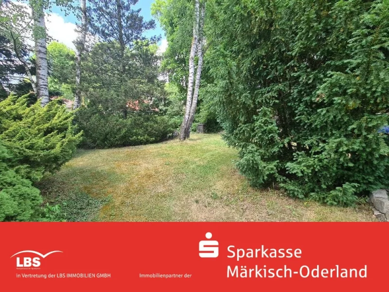 Garten - Grundstück kaufen in Altlandsberg - Idyllisches Baugrundstück für Ihre Doppelhausbauer