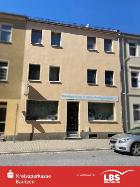 Straßenseite - Haus kaufen in Bautzen - Unmittelbar am Stadtpark und Krankenhaus