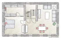 Mustergrundriss Obergeschoss