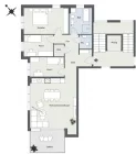 Whg. Nr. 4 - Etage 1 - 2D Floor Plan