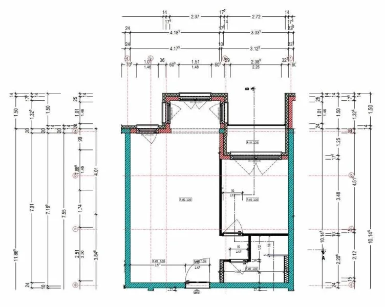 Grundriss Wohnung Nr. 7