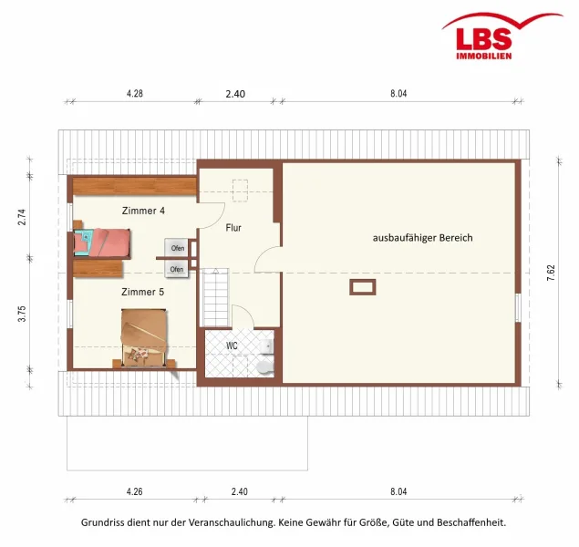 Grundriss Dachgeschoss