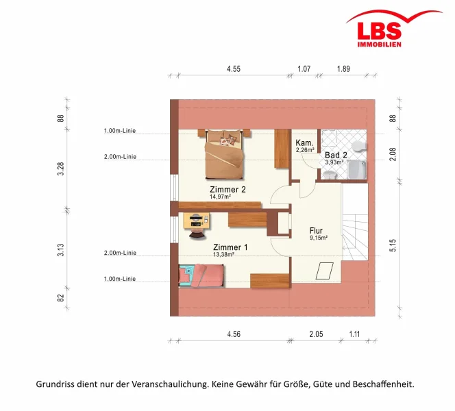 Grundriss Dachgeschoss