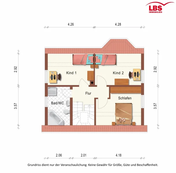 Grundriss Dachgeschoss