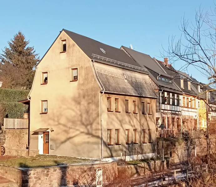 Ansicht - Haus kaufen in Rochlitz - Gemütliche Haus mit 4 Zimmern, Küche, Bad und Terrasse!