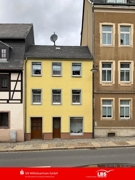 Straßenansicht - Haus kaufen in Geringswalde - Viel Haus für nicht so viel Geld!