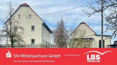 Blick auf das Anwesen - Haus kaufen in Penig - Geräumiges Landhaus mit großen Garten