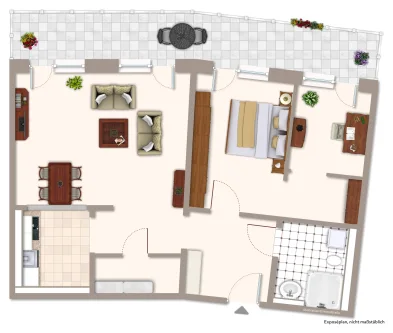 Grundriss - Wohnung mieten in Brand-Erbisdorf - Einziehen und Wohlfühlen... 3-Raum-Wohnung