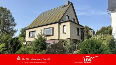 Straßenansicht - Haus kaufen in Oederan - Der Traum vom eigenen Haus...