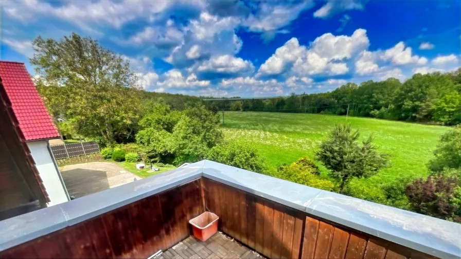 Blick auf den Balkon