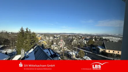 Blick über Augustusburg - Wohnung kaufen in Augustusburg - Eigentumswohnung mit Ausblick!