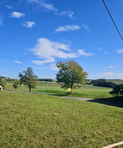 Fernblick vom Grundstück