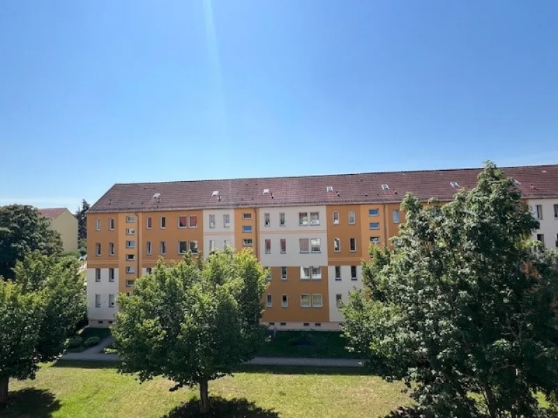 Blick vom Balkon