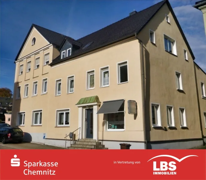 Hausansicht - Haus kaufen in Gersdorf - Schönes Wohnhaus für Kapitalanleger