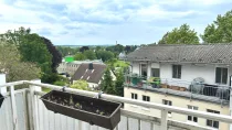 Blick vom Balkon