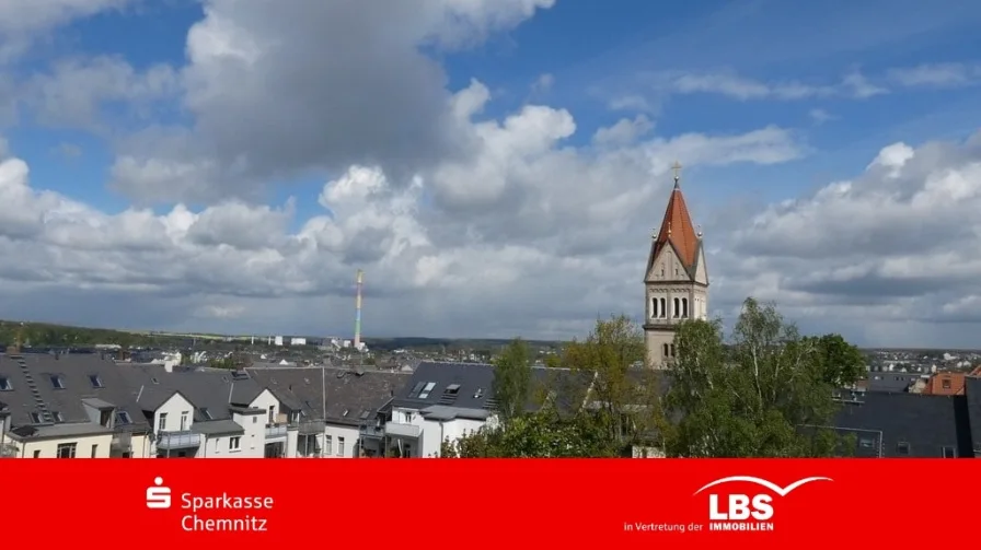 Ausblick - Wohnung kaufen in Chemnitz - Mit viel Platz und schönem Ausblick