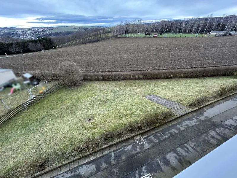 Blick aus der Wohnung