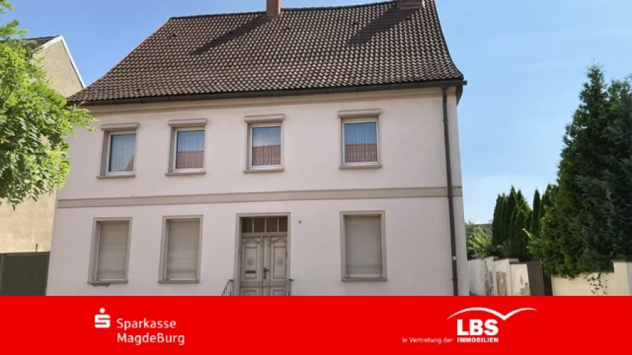  - Haus kaufen in Möckern - Wohnhaus mit Stall, Garage & Werkstatt