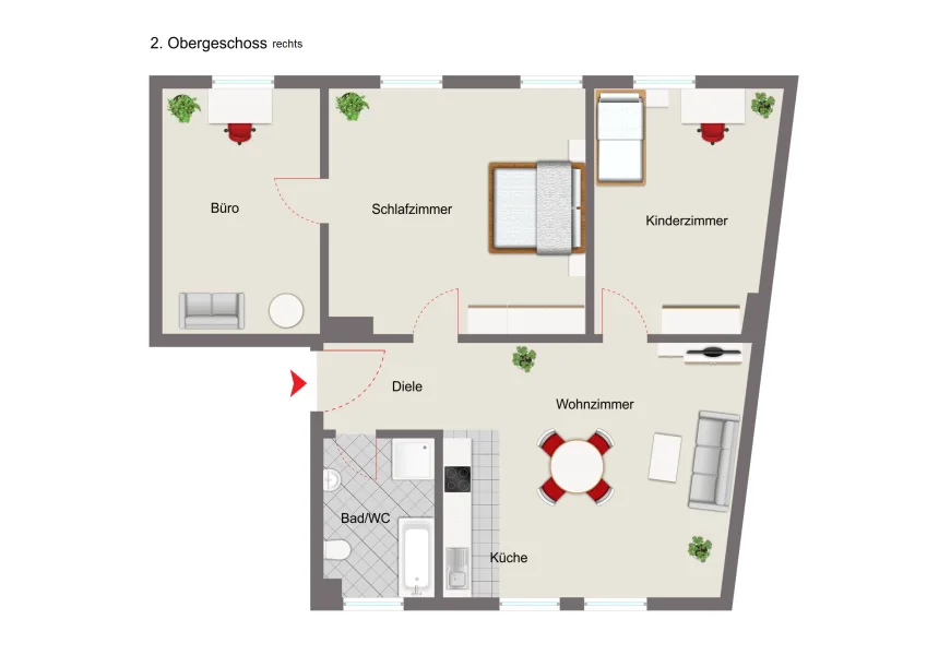 Grundriss 2. OG rechts