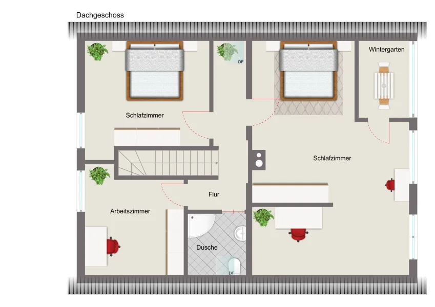 schematischer Grundriss