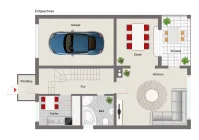 schematischer Grundriss