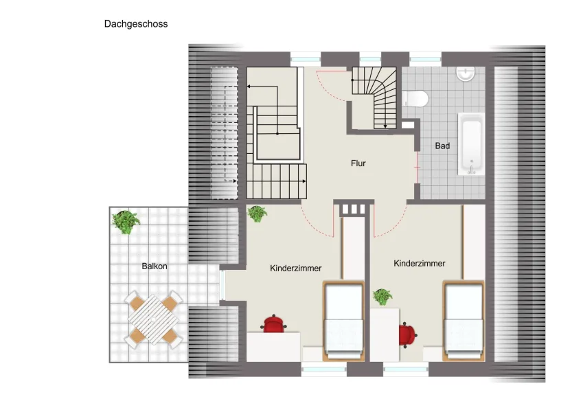 Grundriss Dachgeschoss