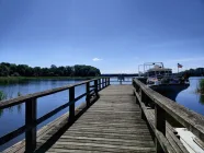 Bootssteg am Dobbertiner See