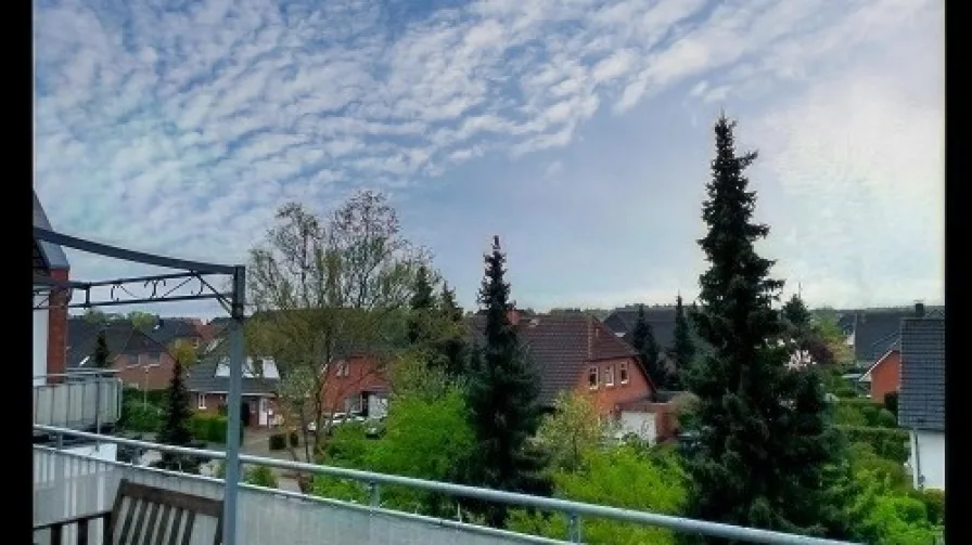 Blick vom Balkon