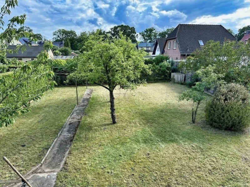 Terrassenblick in den Garten