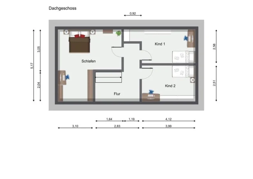 Grundriss Dachgeschoss