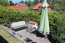 Ruhige Terrasse im Garten