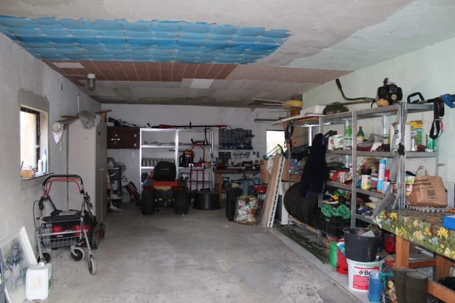 Blick in die Garage