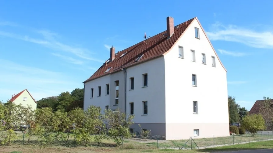 Blick auf den Giebel