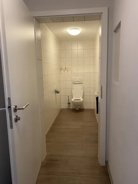 WC im Frisörstudio