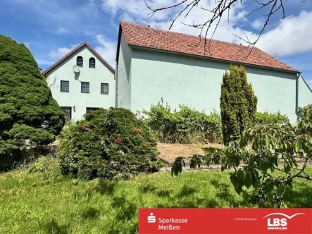 Garten - Haus kaufen in Radeburg - gemütlicher Dreiseitenhof in Bärwalde