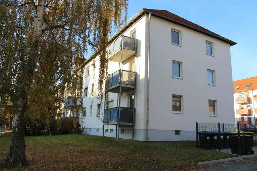 Außenansicht - Wohnung kaufen in Riesa - Eigentumswohnung im Wohngebiet Delle