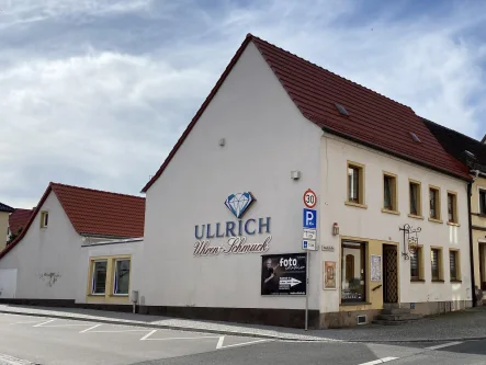 Haus und Nebengebäude - Haus kaufen in Strehla - großzügiges Wohnen im Herzen der Stadt