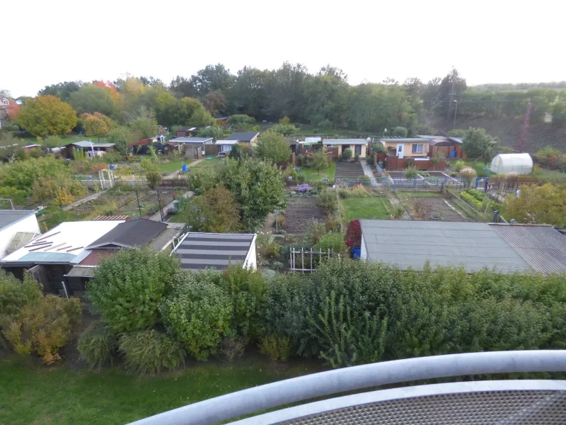 Blick vom Balkon