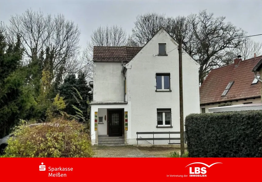 Vorderansicht - Haus kaufen in Ebersbach - Ein eigenes Heim auf dem Land schaffen