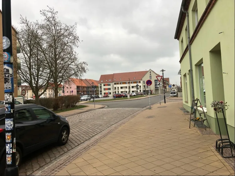 Straße Blick zum Markt