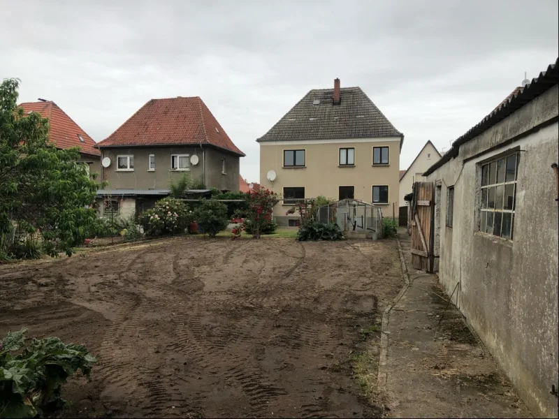 Grundstück / Garten planiert