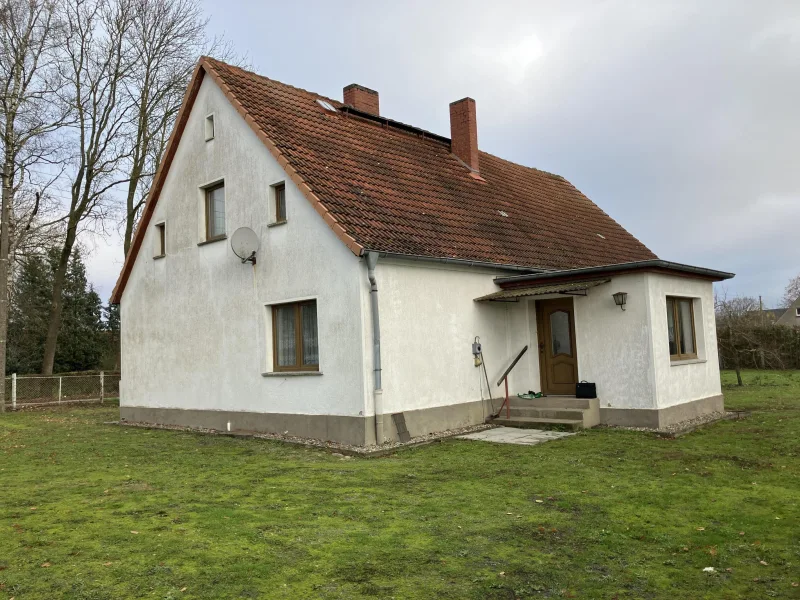 Hofseite - Haus kaufen in Demmin - Hier findet man Ruhe und Erholung!