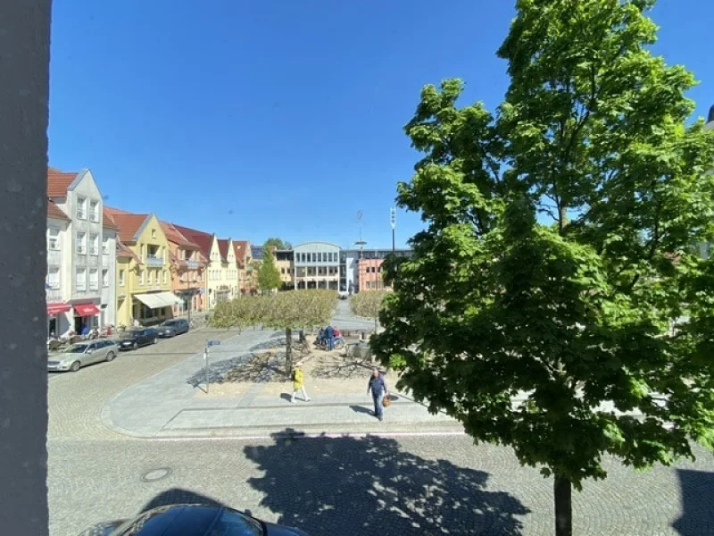 Blick auf den Marktplatz von Lübben