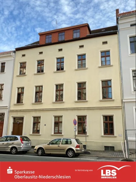 Straßenansicht - Haus kaufen in Görlitz - Mehrfamilienhaus in Görlitzer Innenstadt !
