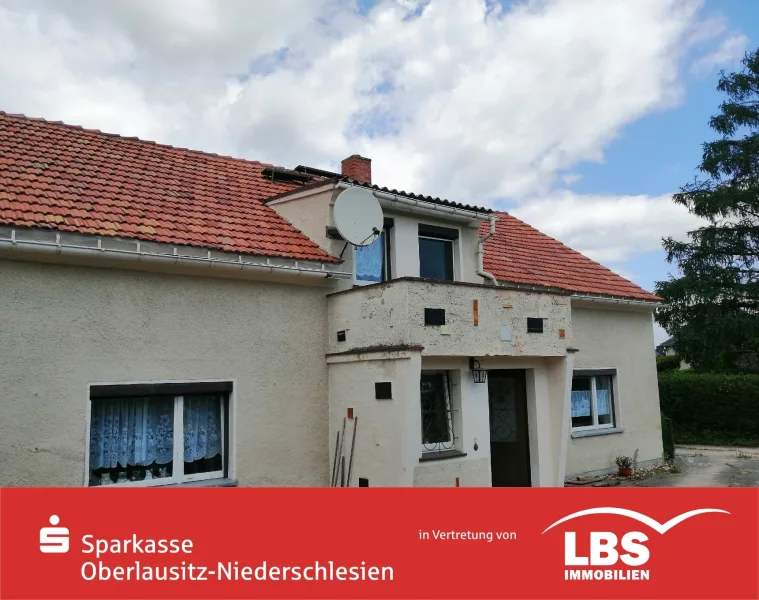 Südansicht 1 - Haus kaufen in Reichenbach - Ein Projekt für Macher - Packen Sie es an !