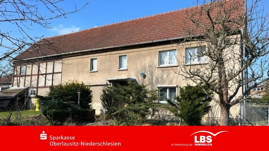 Frontansicht - Haus kaufen in Oderwitz - Ihr Rückzugsort mit Blick ins Tal