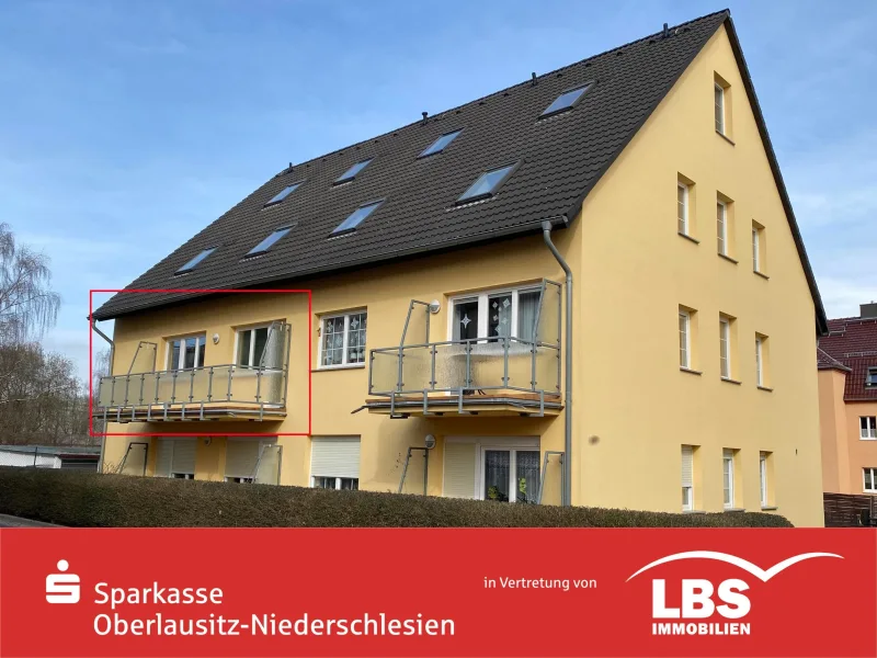Straßenansicht - Wohnung kaufen in Olbersdorf - Den Olbersdorfer See direkt vor der Haustür! 