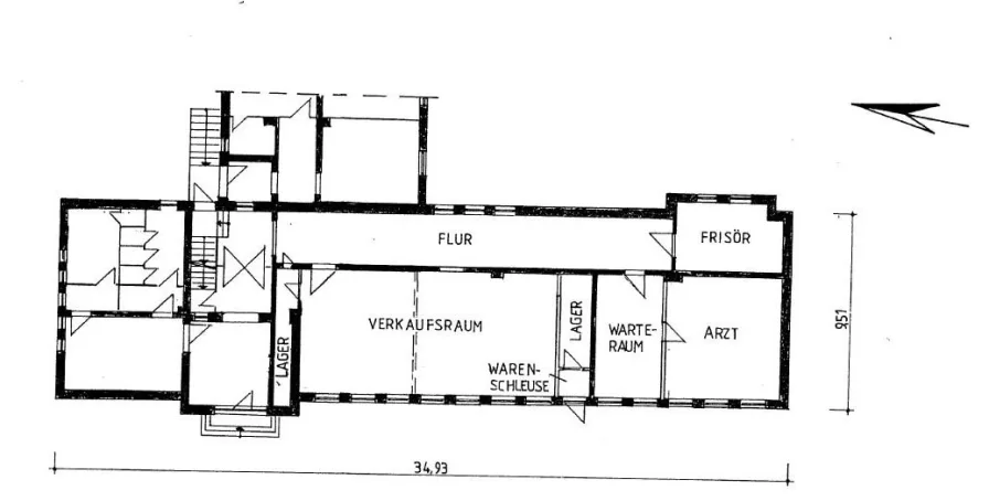 Grundriss Erdgeschoss Gemeindehaus