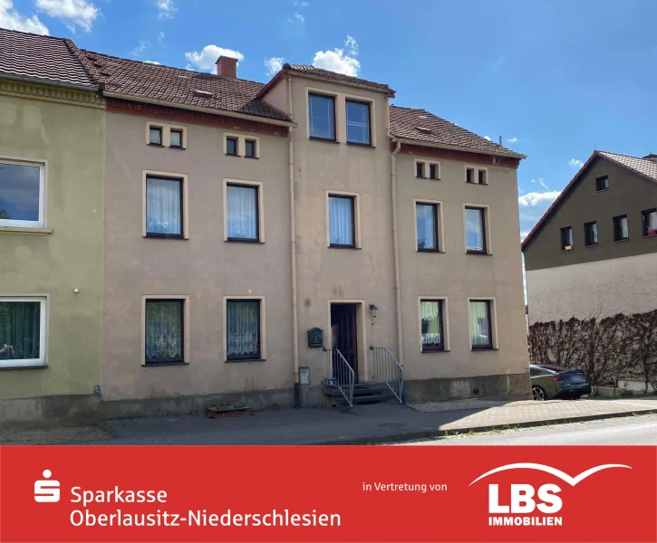 Straßenansicht - Haus kaufen in Zittau - ZFH in Pethau m. idyllischem Grundstück!